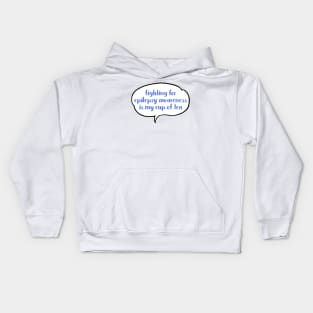 Fighting for Epilepsy awareness is my cup of tea Kids Hoodie